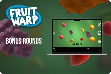 Fruit Warp bonus round Warp Meter multiplier system by Thunderkick