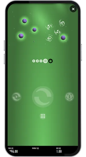 Fruit Warp Plum Fruit Mode activating with purple plum symbols glowing and portal respin swirl effects appearing on screen